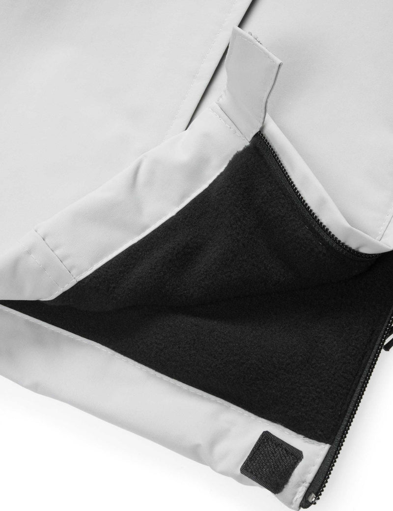 Carhartt-WIP Nimbus Half-Zip Jacket (Fleece Lined) - Cinder Ecru