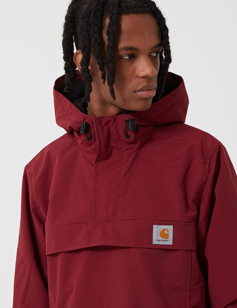 Carhartt-WIP Nimbus Half-Zip Jacket (Fleece Lined) - Mulberry