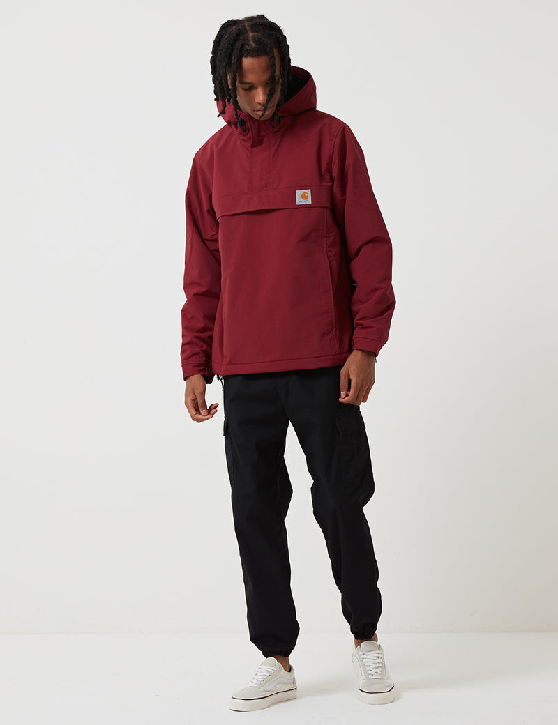 Carhartt-WIP Nimbus Half-Zip Jacket (Fleece Lined) - Mulberry