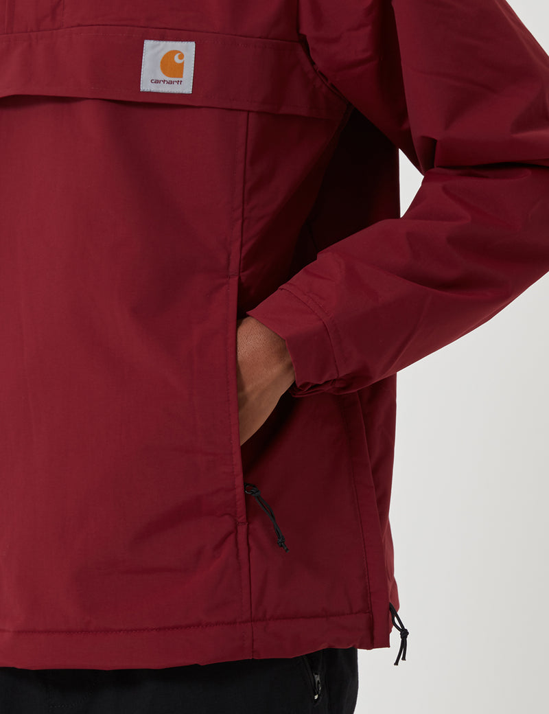 Carhartt-WIP Nimbus Half-Zip Jacket (Fleece Lined) - Mulberry