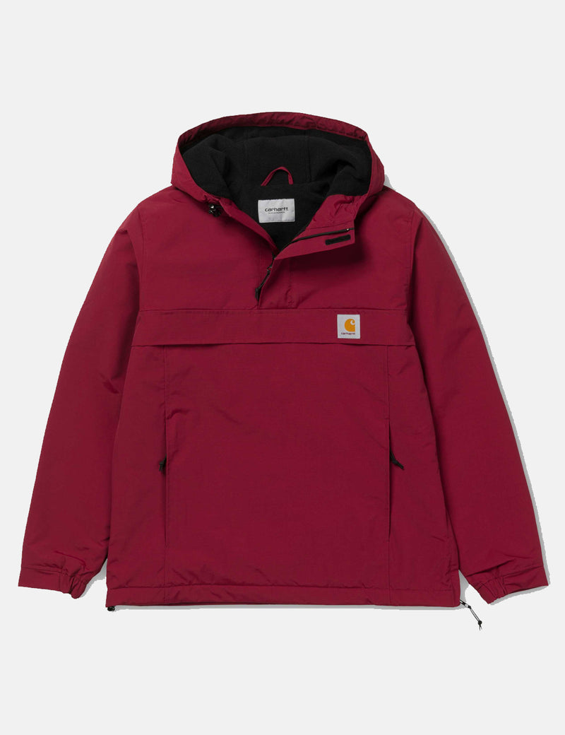 Carhartt-WIP Nimbus Half-Zip Jacket (Fleece Lined) - Mulberry