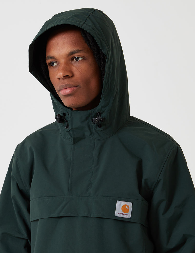 Carhartt Nimbusプルオーバージャケット（フリース裏地付き）-グリーン ...