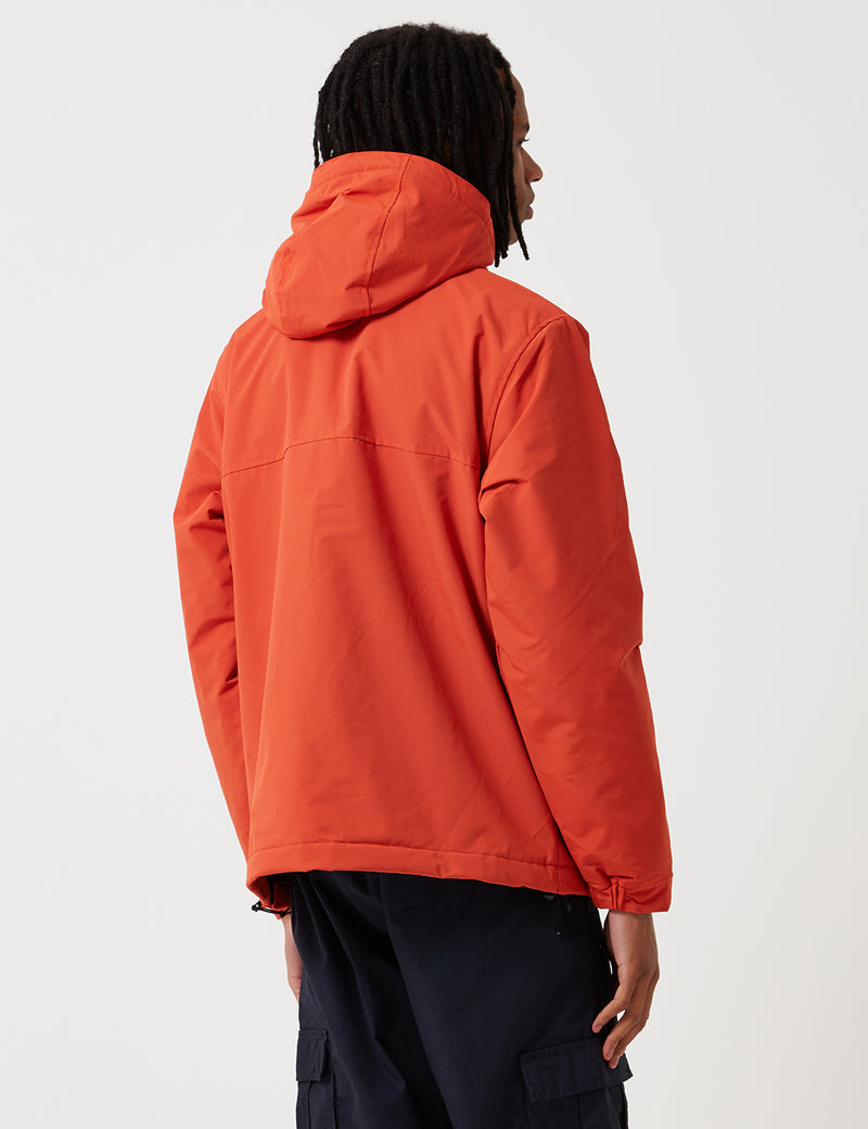 Carhartt-WIP Nimbus Half-Zip Jacket (양털 안감)-Persimmon Orange