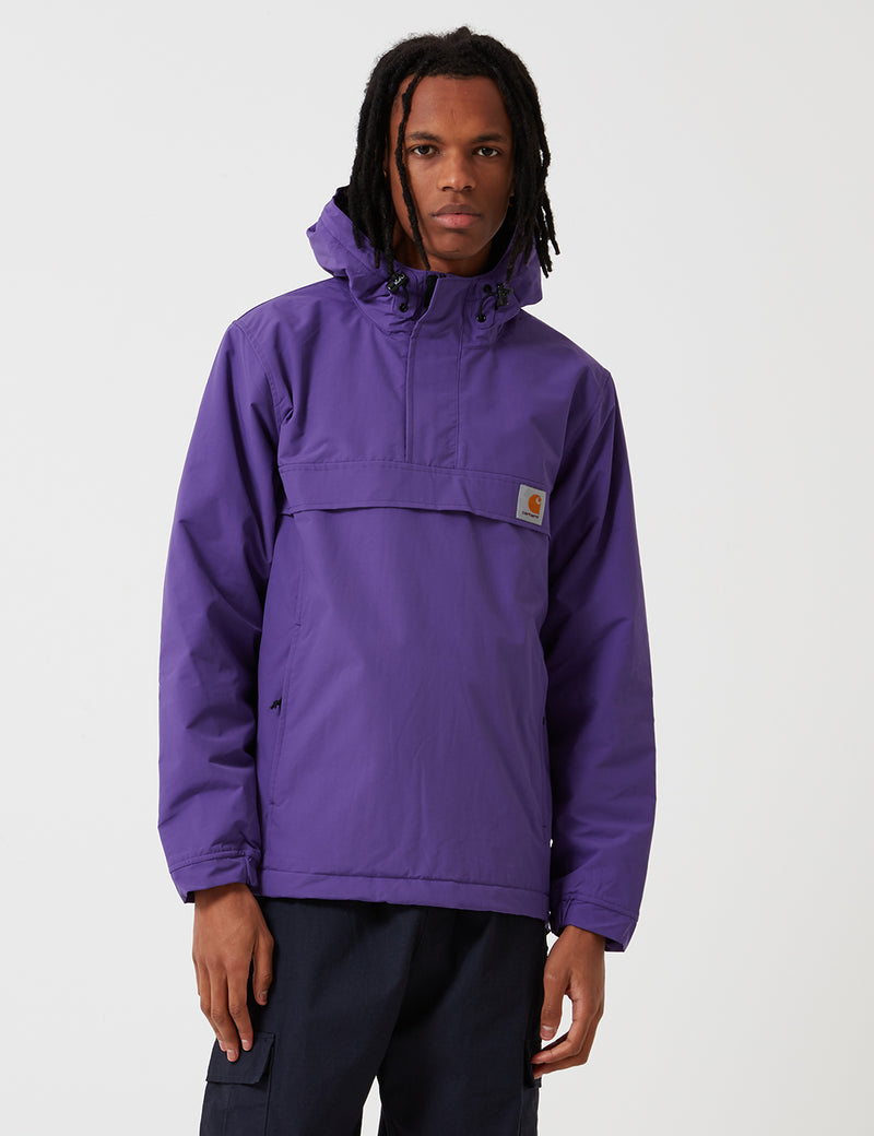 Carhartt Nimbus Half Zip Jacket Lined Purple URBAN EXCESS