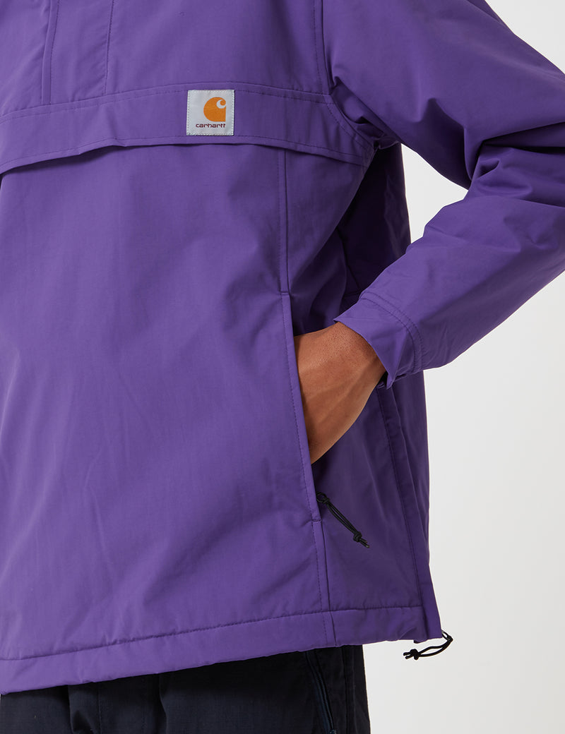 Carhartt-WIP Nimbus Half-Zip Jacket (Fleece Lined) - Frosted Viola Purple