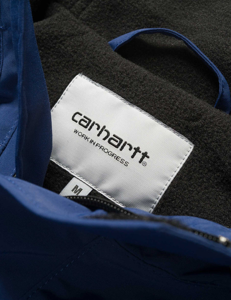 Carhartt-WIP Nimbus Half-Zip Jacket (Fleece Lined) - Metro Blue