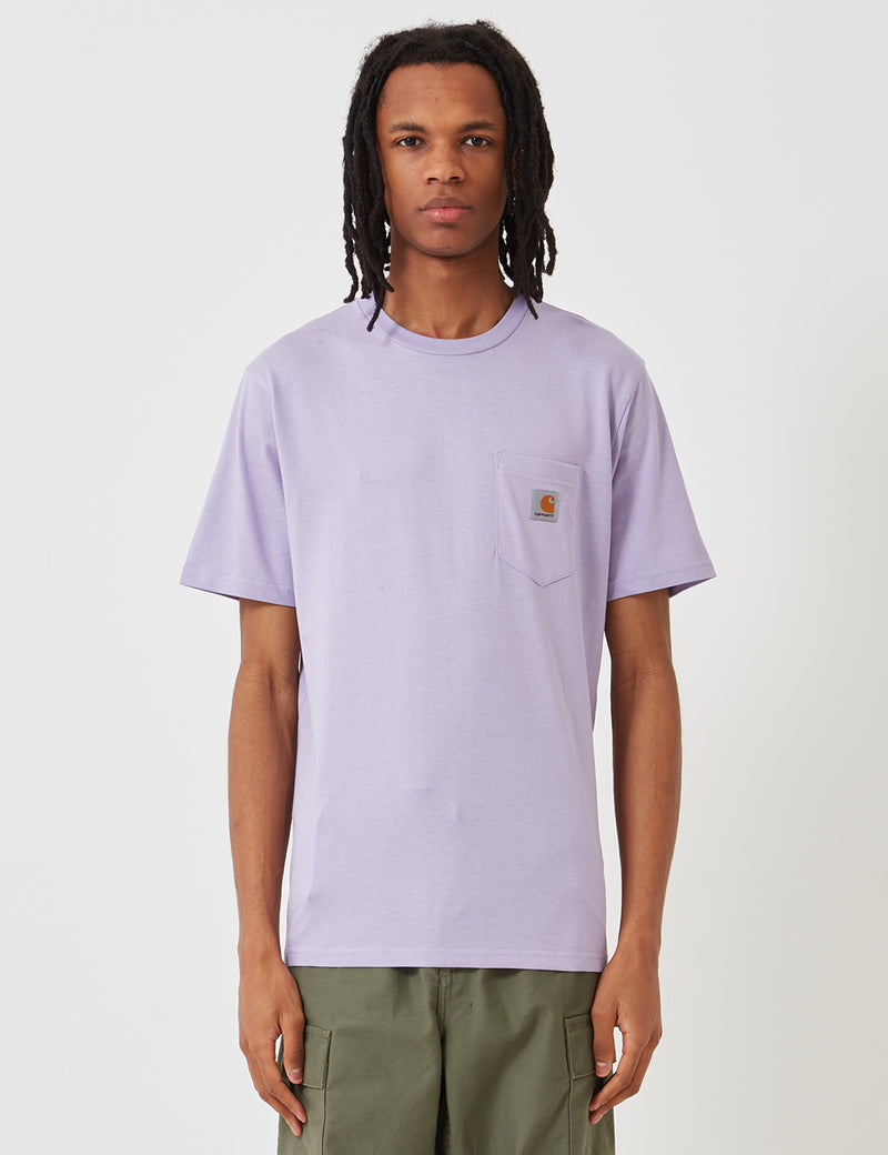 カーハート-WIPポケットTシャツ-ソフトラベンダー