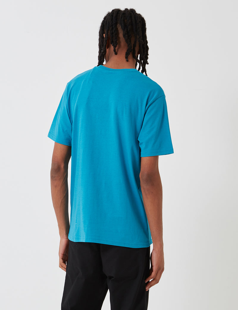 カーハート-WIPポケットTシャツ-ピオルブルー