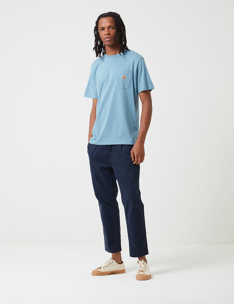 Carhartt-WIP Pocket T-Shirt - Cold Blue