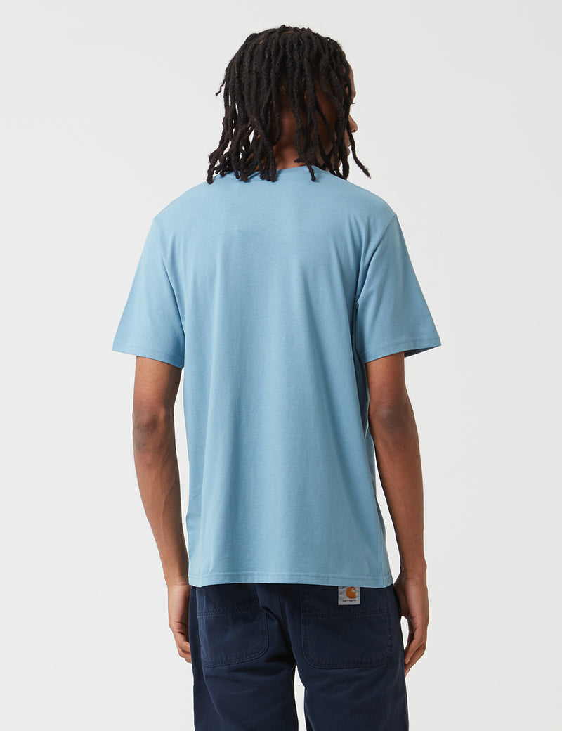 Carhartt-WIP Pocket T-Shirt - Cold Blue