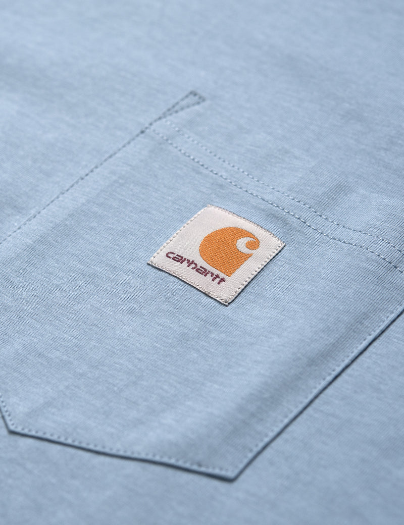 Carhartt-WIP Pocket T-Shirt - Cold Blue