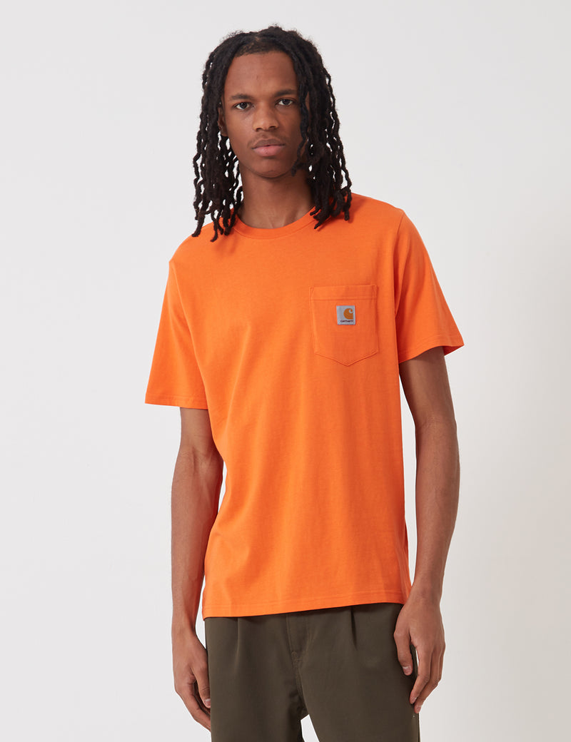 Carhartt-WIP Pocket T-Shirt - Clockwork Orange
