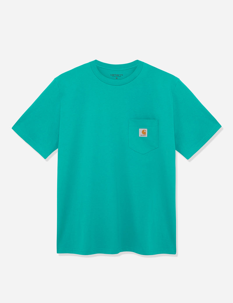 Carhartt-WIP Pocket T-Shirt - Cauma Green