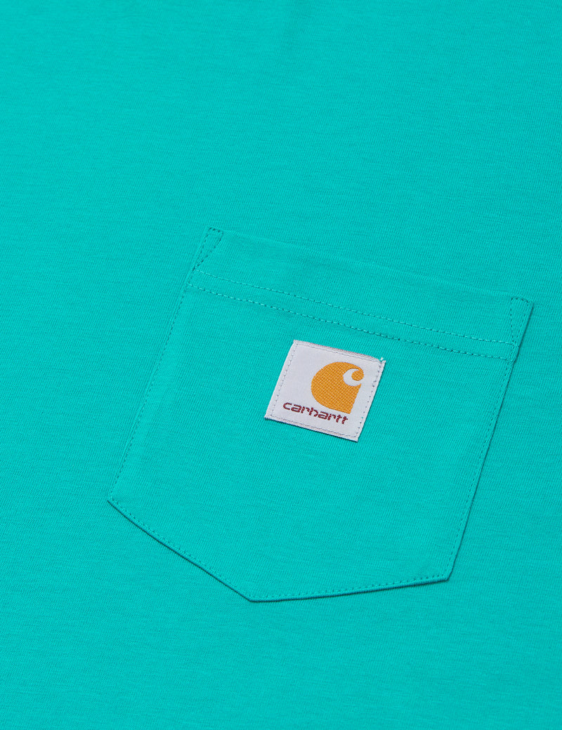 Carhartt-WIP Pocket T-Shirt - Cauma Green