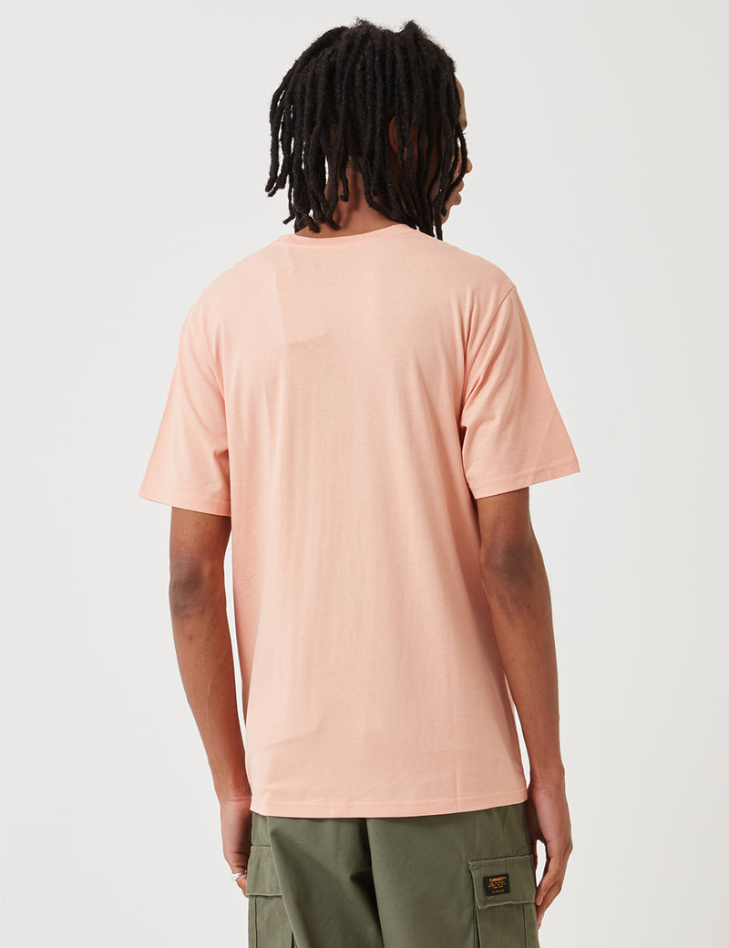 Carhartt-WIP Pocket T-Shirt - Peach Pink