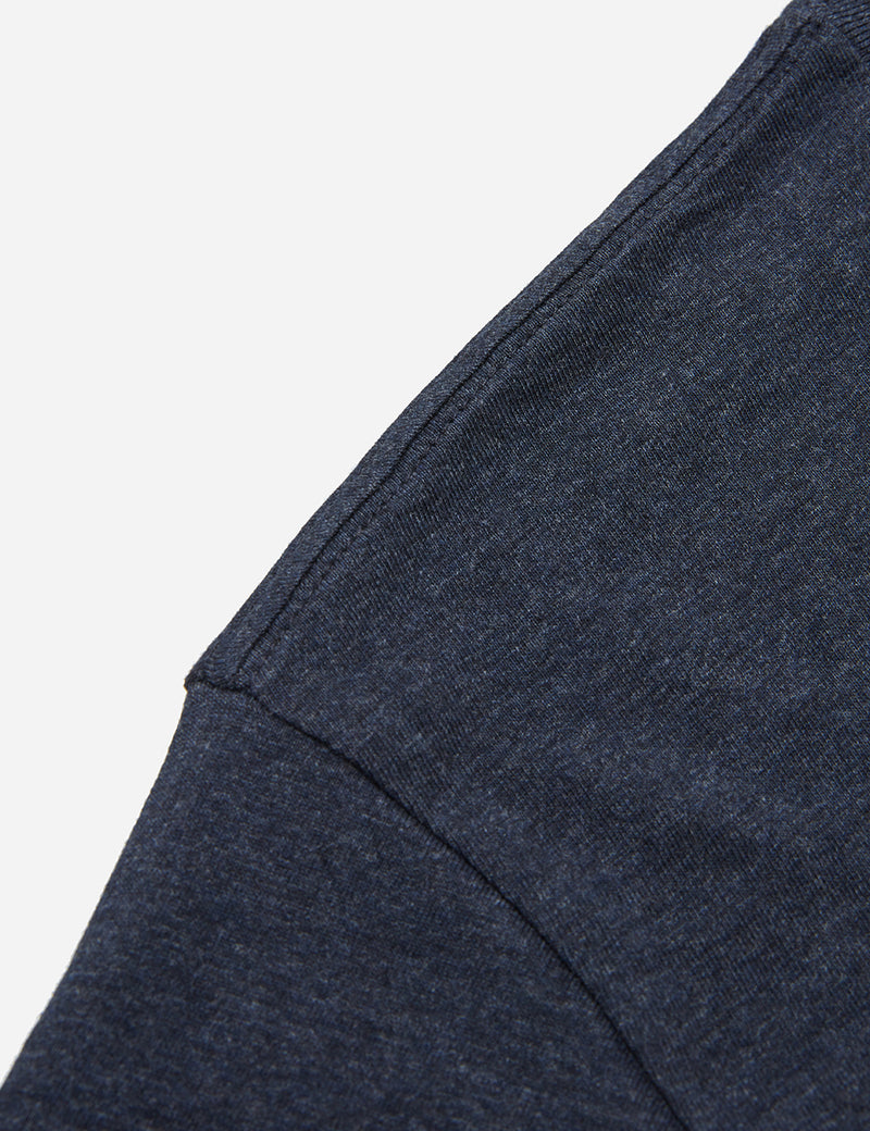 カーハート-WIPポケットTシャツ-ダークネイビーヘザー