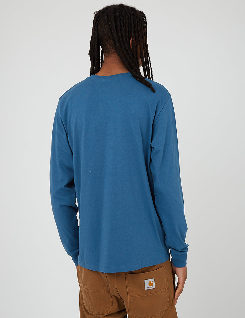 Carhartt-WIP Pocket Long Sleeve T-Shirt - Shore