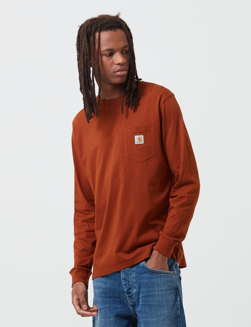 Carhartt pocket online sweatshirt brandy