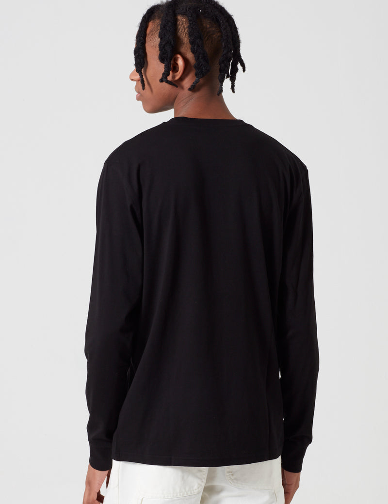 T-Shirt à Manche Longue Carhartt-WIP Pocket - Black