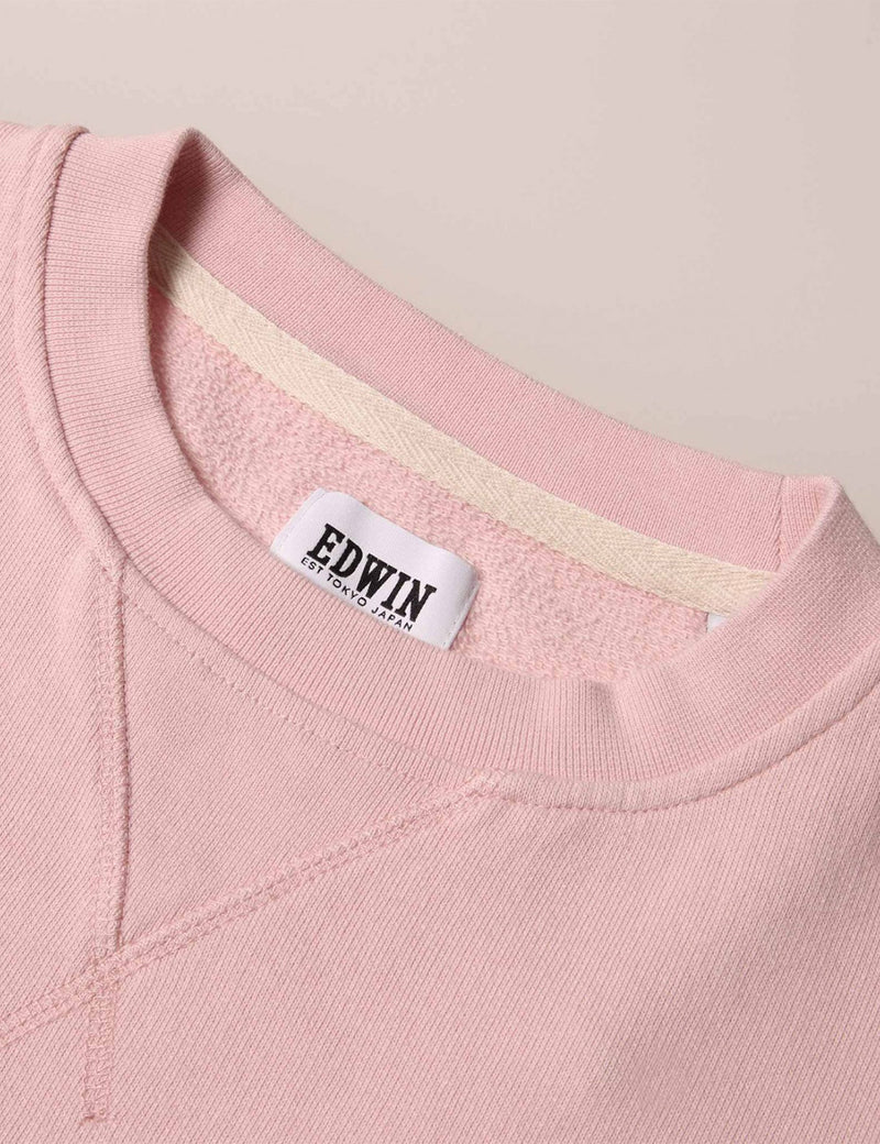 Edwin Classic Crew Sweatshirt - Pink