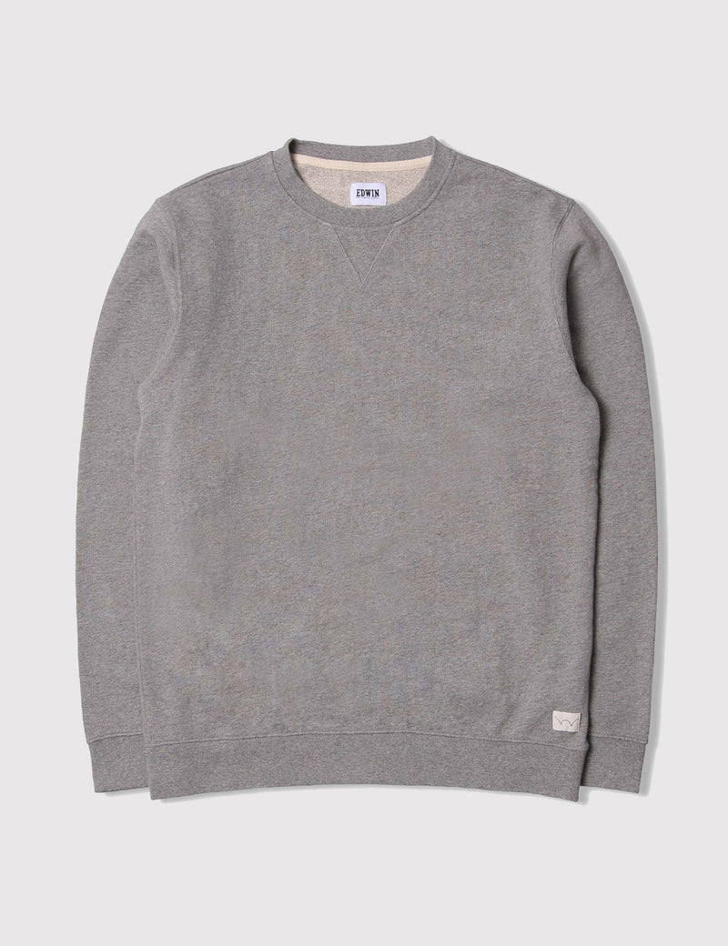 Edwin Classic Crew Sweatshirt - Grey Marl