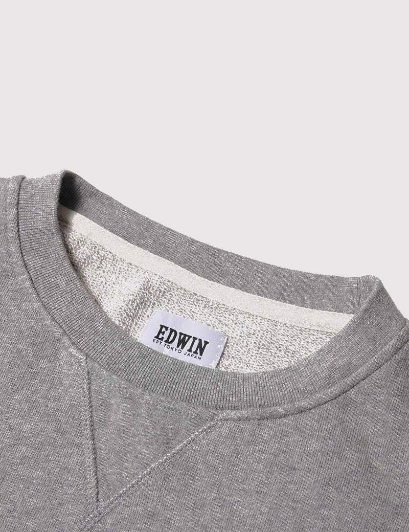 Edwin Classic Crew Sweatshirt - Grey Marl