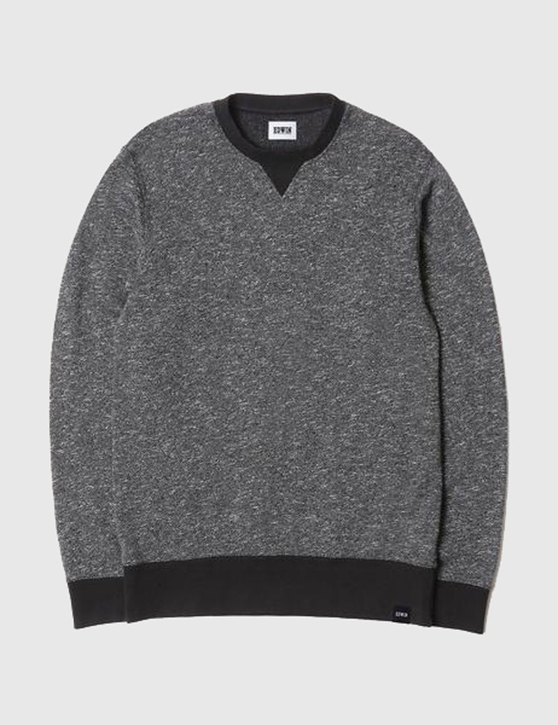 Edwin International Sweat (Marl) - Black