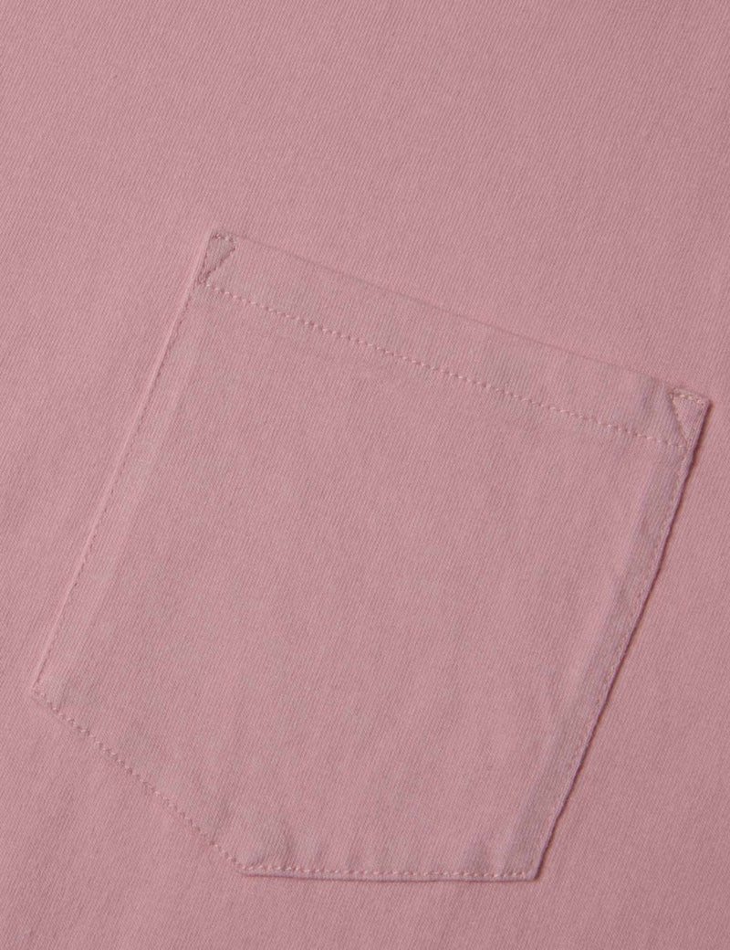 エドウィンポケットTシャツ-ピンク