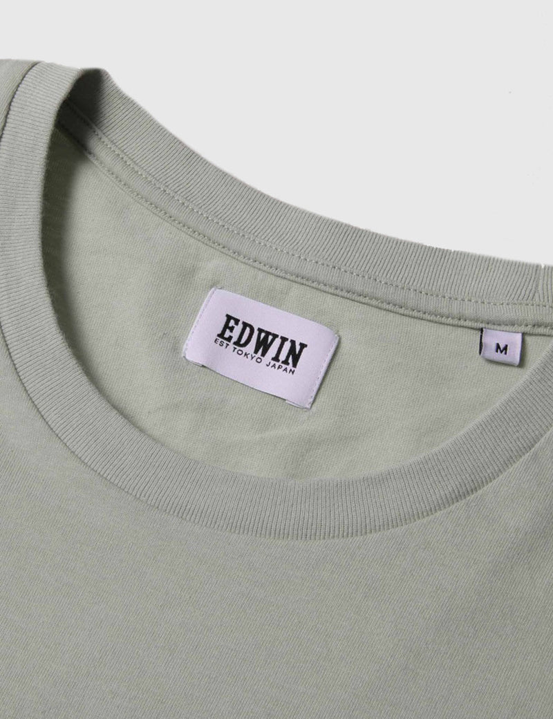 Edwin 포켓 티셔츠-민트