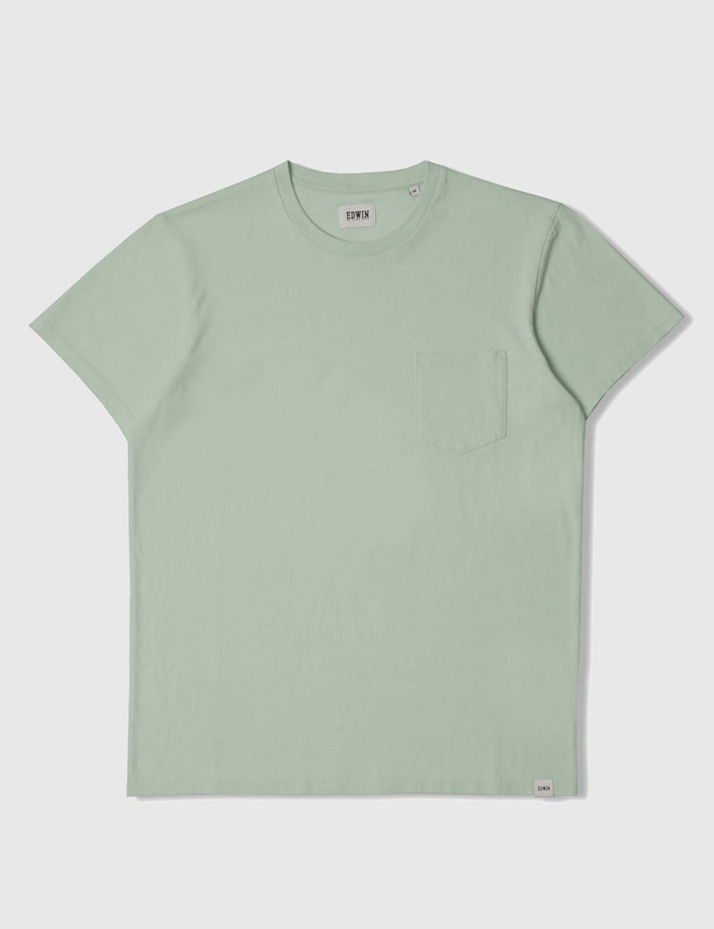 Edwin Pocket T-shirt - Mint