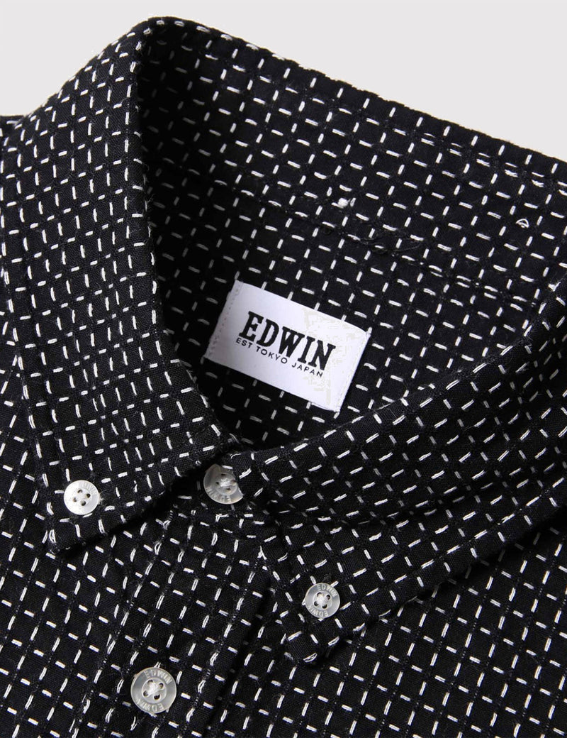 Chemise Edwin Standard - Noir/Blanc
