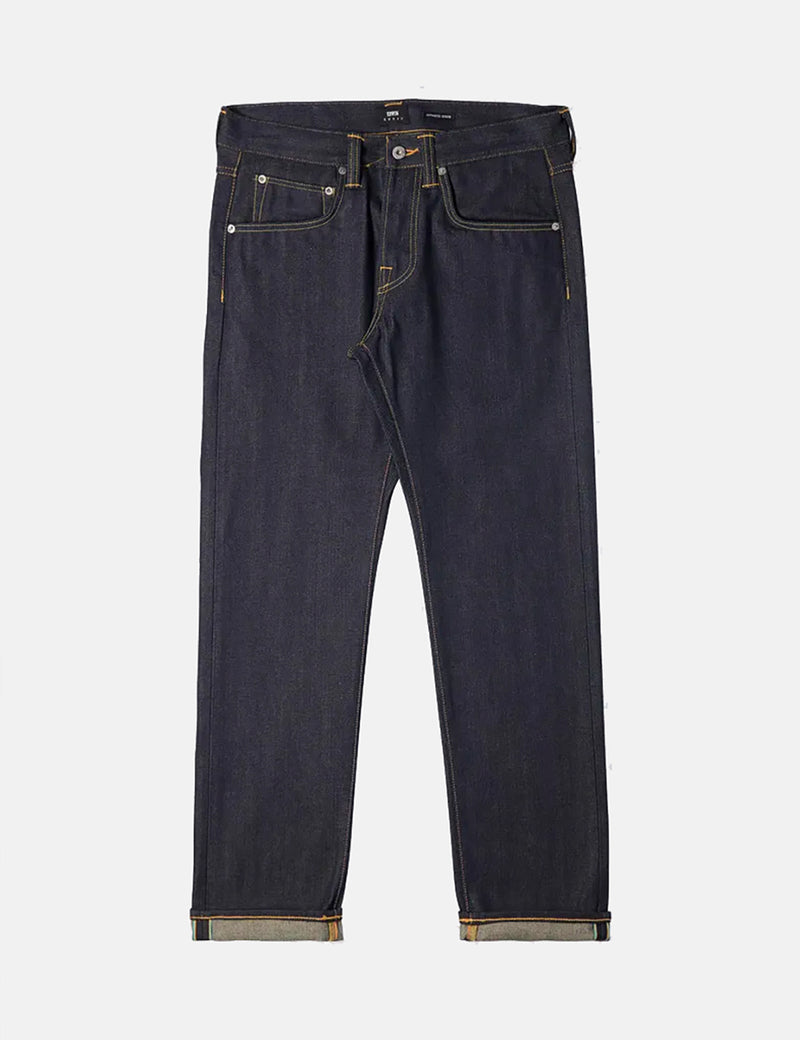 Edwin ED-55 Regular Tapered Jeans (63 Rainbow Selvage, 12,8 Unzen) - Blau ungewaschen