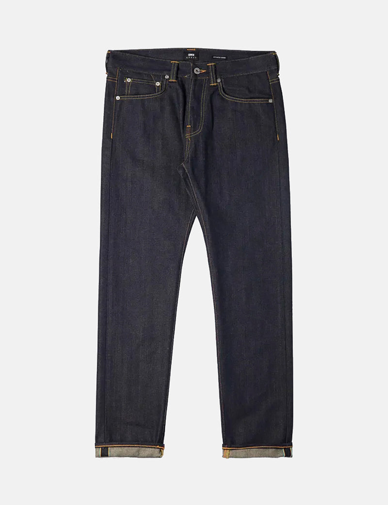 Edwin ED-80 Slim Tapered Jeans (63 Rainbow Selvage, 12,8 Unzen) - Blau ungewaschen