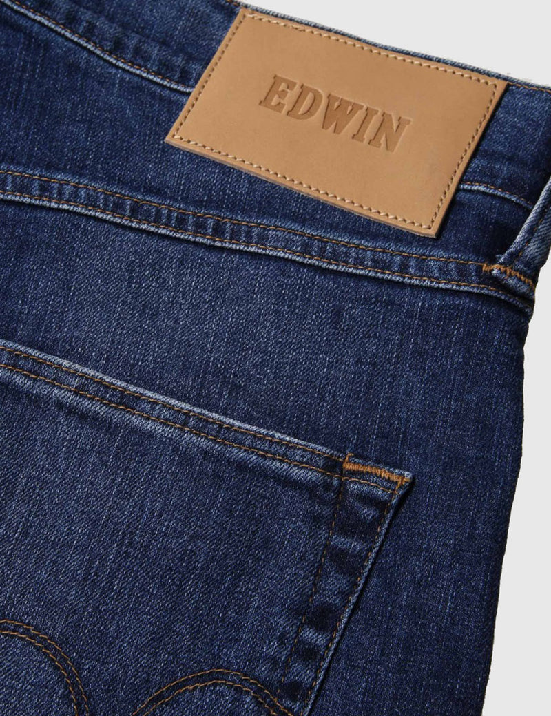 Edwin ED-55 Night Blue Jeans 11oz (Regular Tapered) - Mid Trip Used