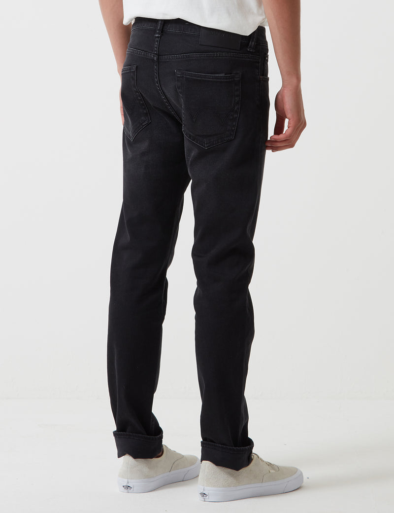Edwin ED-80 CS Mineral Wash 11oz (Slim Tapered) - Noir Encre