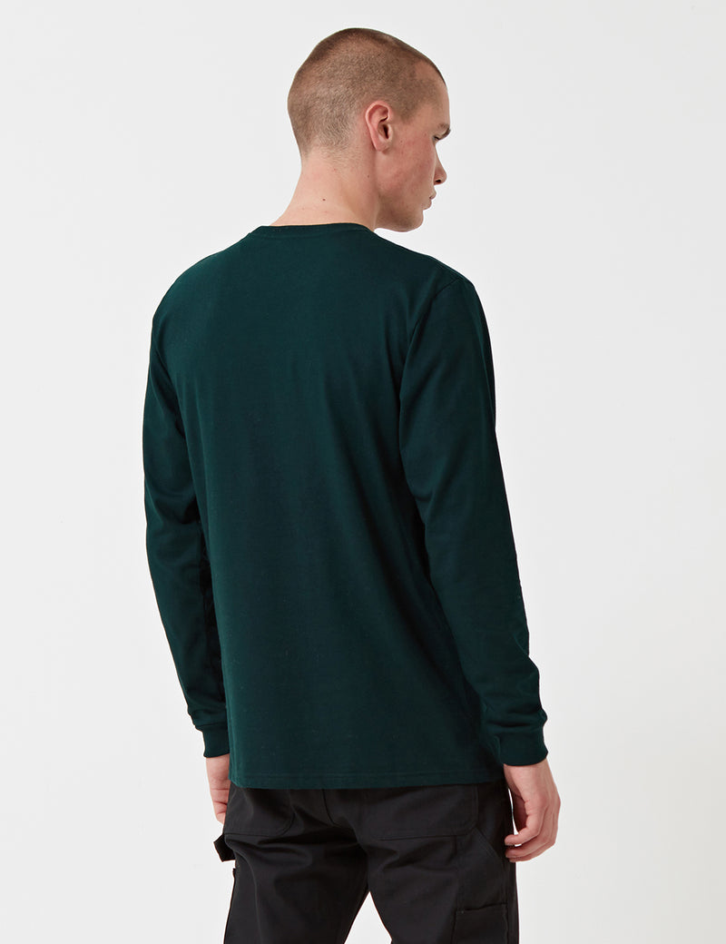 Carhartt Chase Long Sleeve T-Shirt - Parsley Green
