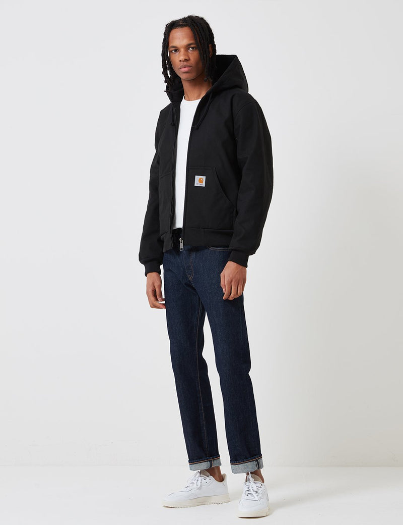 Carhartt-WIP Active Jacket (Organic Cotton) - Black rigid