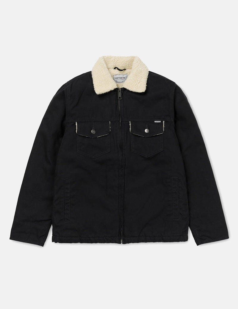 Carhartt sherpa sales lined denim jacket