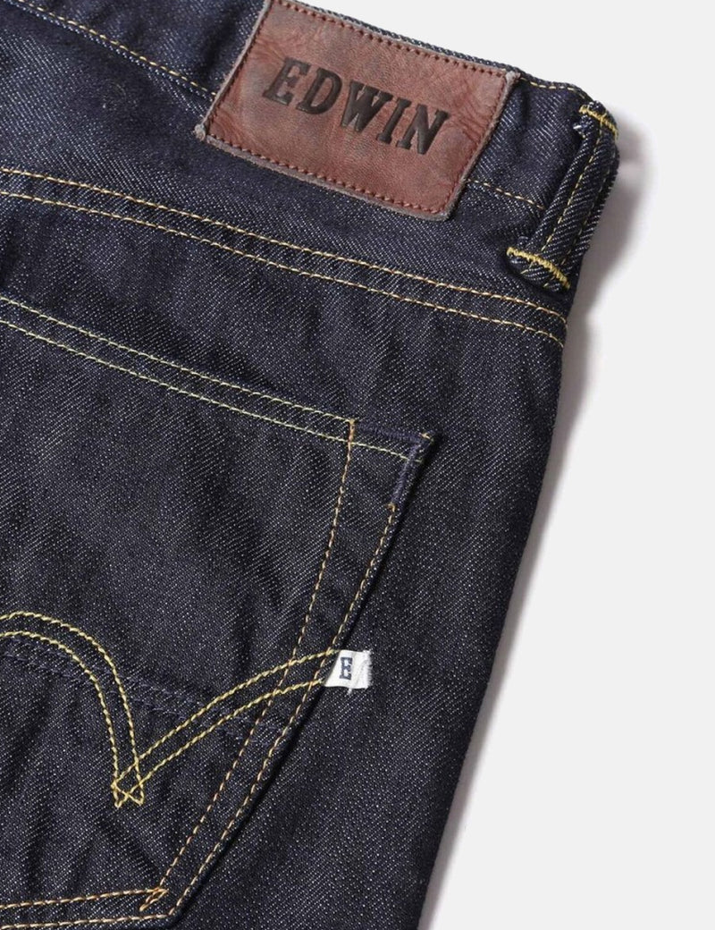 Edwin ED-80 Dark Blue Jeans 12oz (Slim Tapered) - Rinsed
