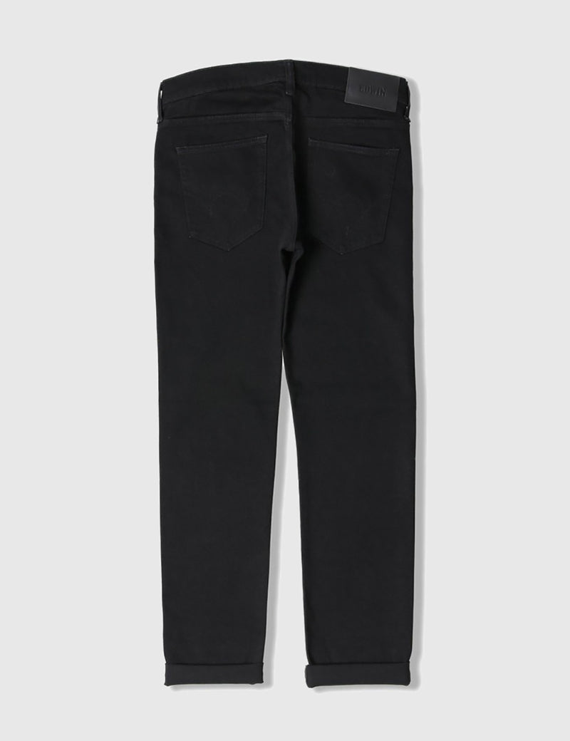 Edwin ED-80 CS White Listed Black Selvage Jeans 13oz (Slim Tapered) - Rinsed