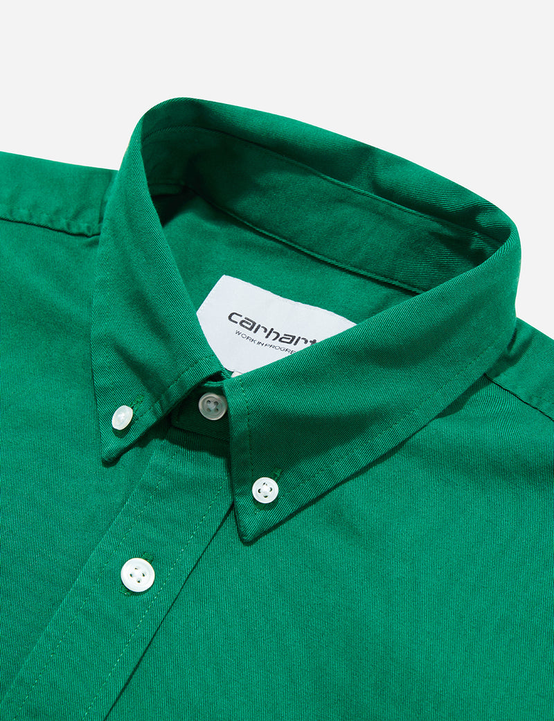 Carhartt-WIP Madison Shirt - Dragon Green