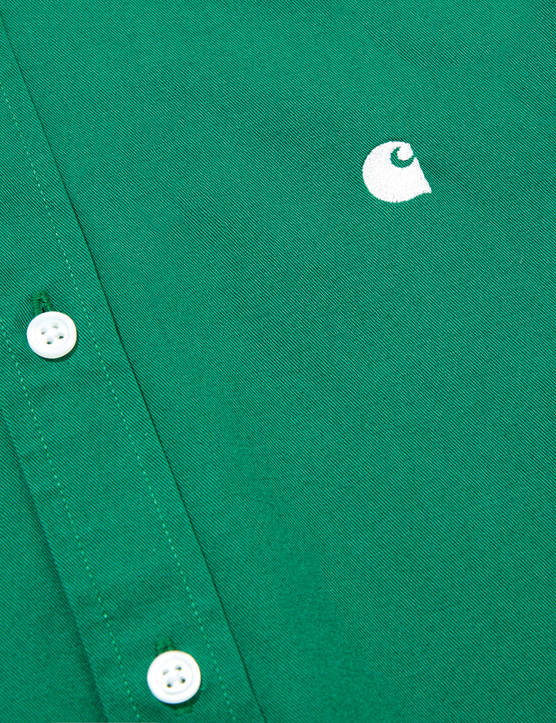 Carhartt-WIP Madison Shirt - Dragon Green