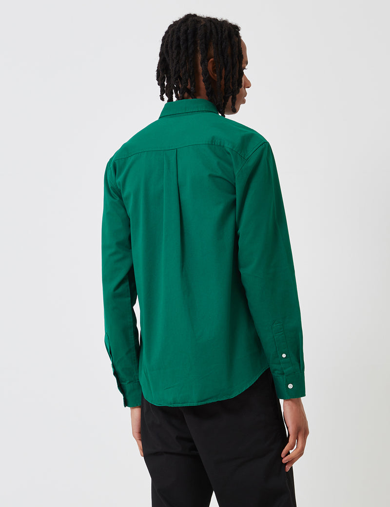 Carhartt-WIP Madison Shirt - Dragon Green