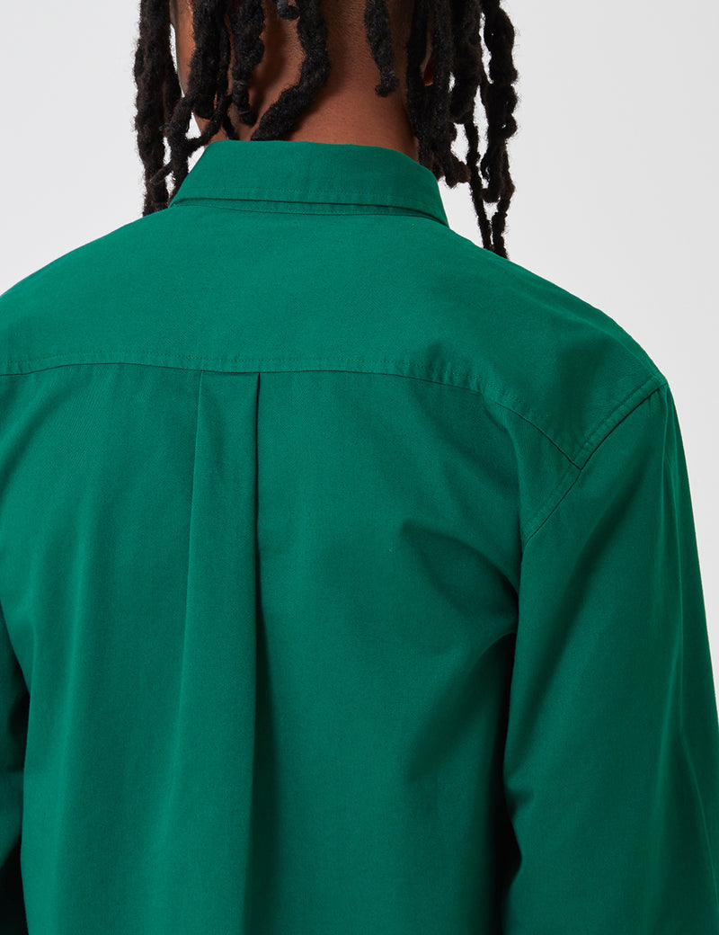 Carhartt-WIP Madison Shirt - Dragon Green