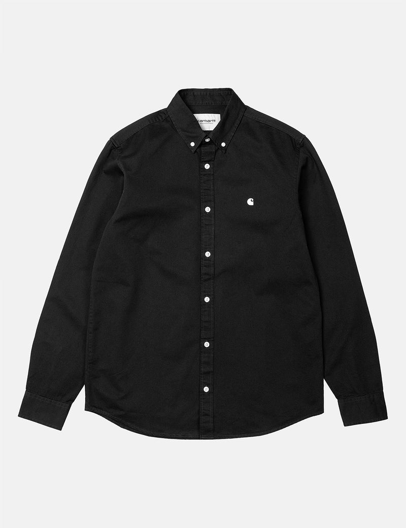 Carhartt-WIP Madison Shirt - Black/Wax