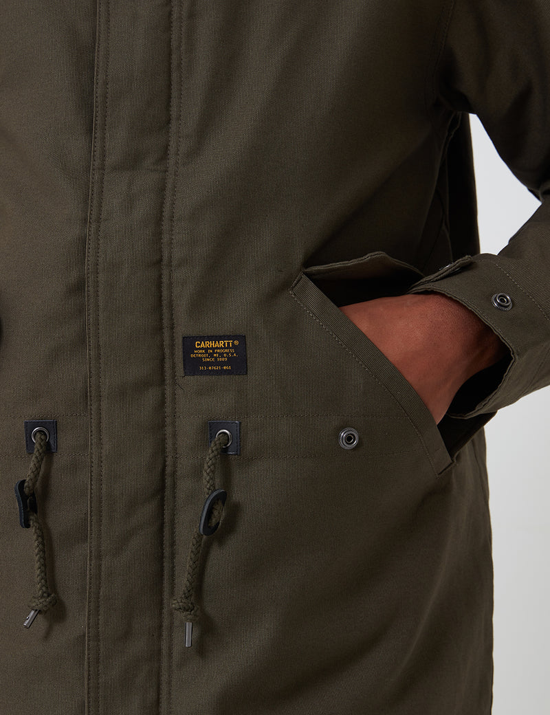 Carhartt clash parka black hotsell