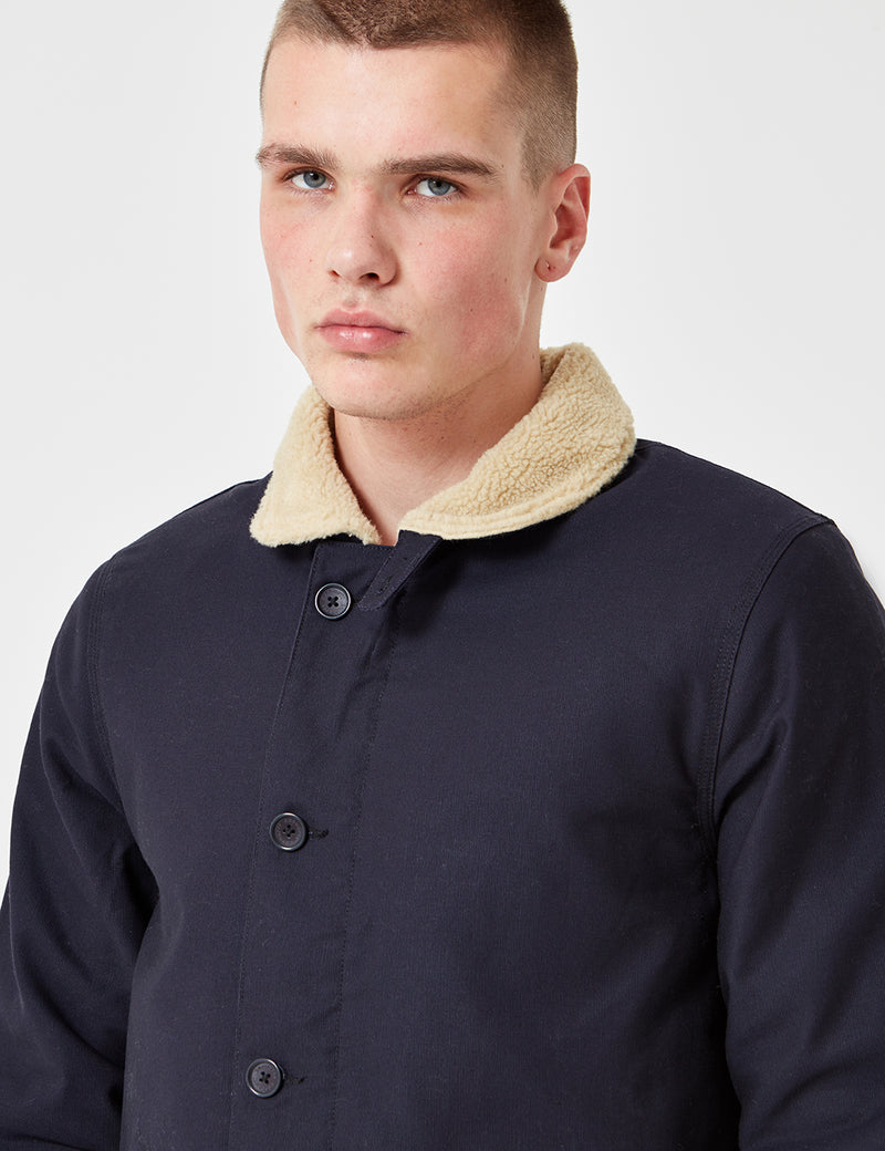 Carhartt sheffield jacket navy 2025