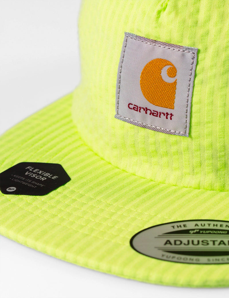Carhartt-WIP Southfield Cap (Seersucker) - Lime Green