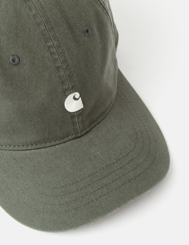 Casquette Carhartt-WIP Madison Logo - Vert Buis/Cire
