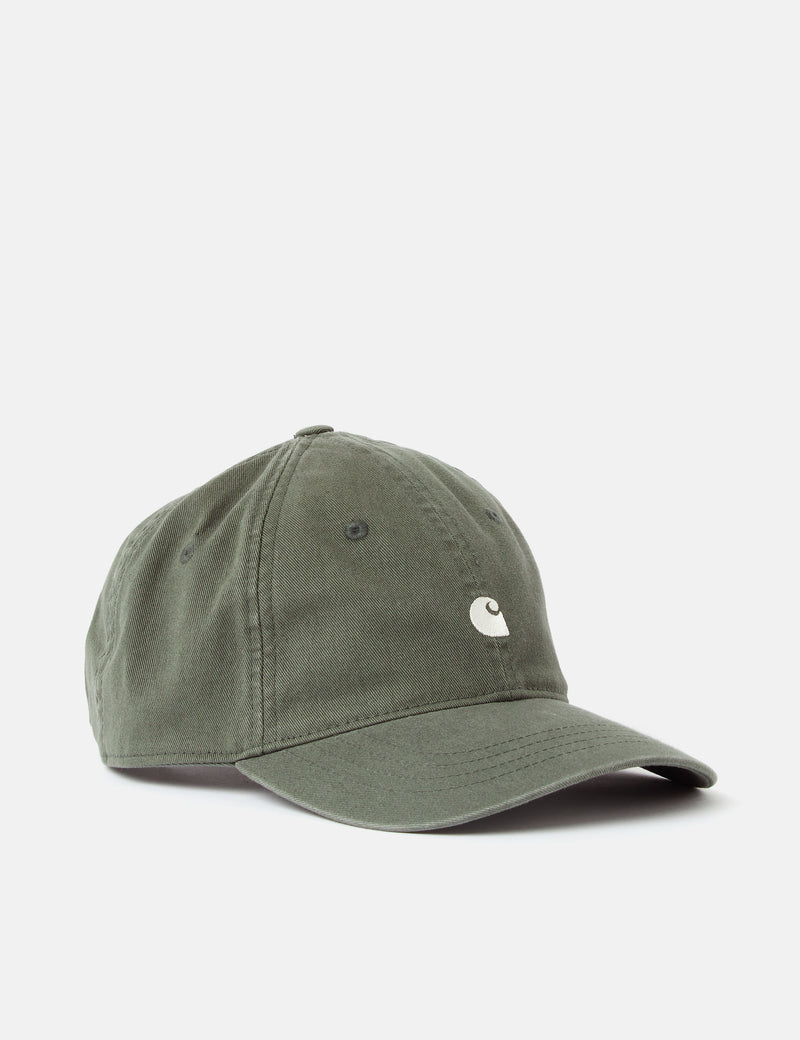Casquette Carhartt-WIP Madison Logo - Vert Buis/Cire